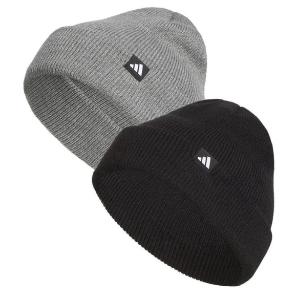 adidas Other - Adidas Black and Gray Beanie Duo